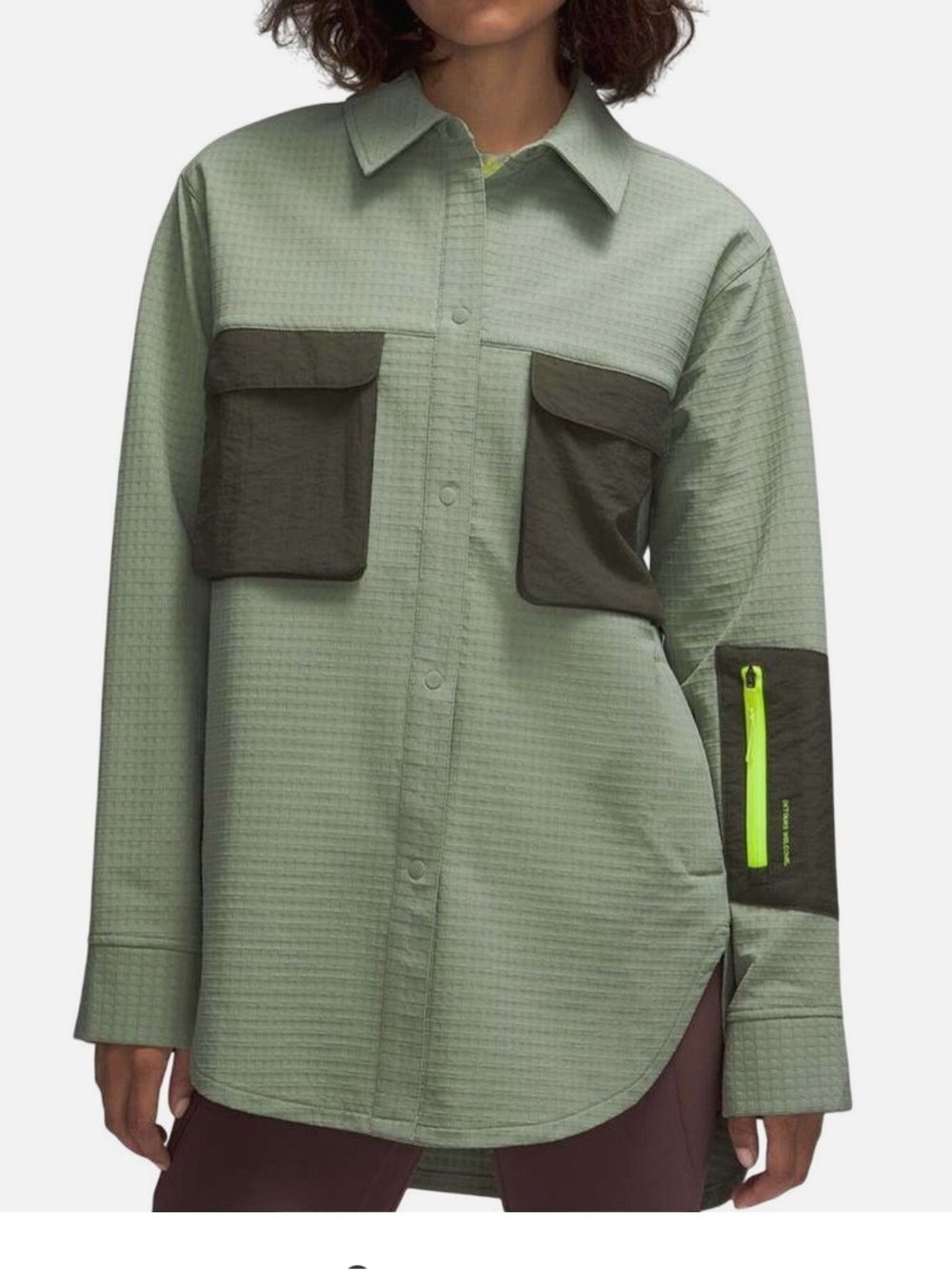🥾🍋lululemon Oversized Grid Fleece Hiking Water Resistant utility jacket🍋🥾
